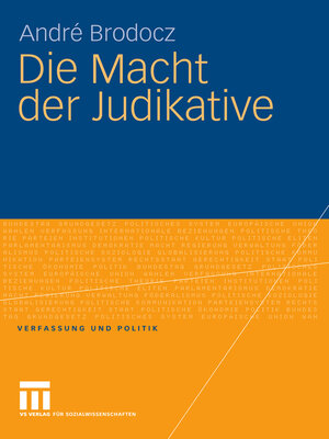 cover image of Die Macht der Judikative